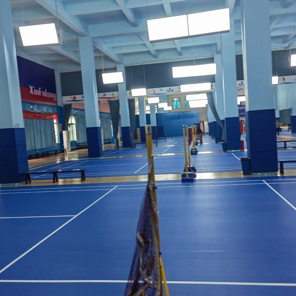 Badminton Club Logo - Beable Professional PVC Badminton Court Mat