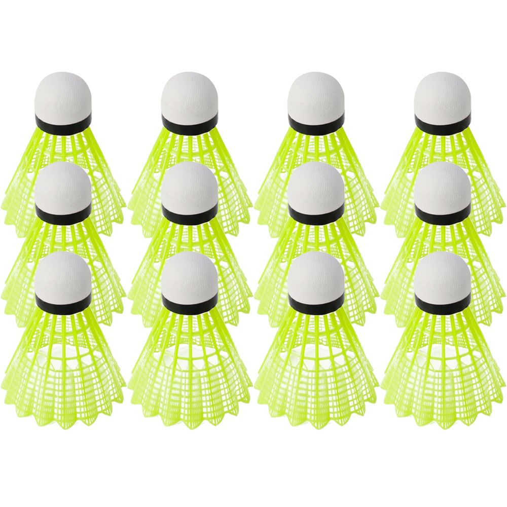 Badminton Nylon Shuttlecock - 6/12PCS Green Badminton Balls Portable Badminton