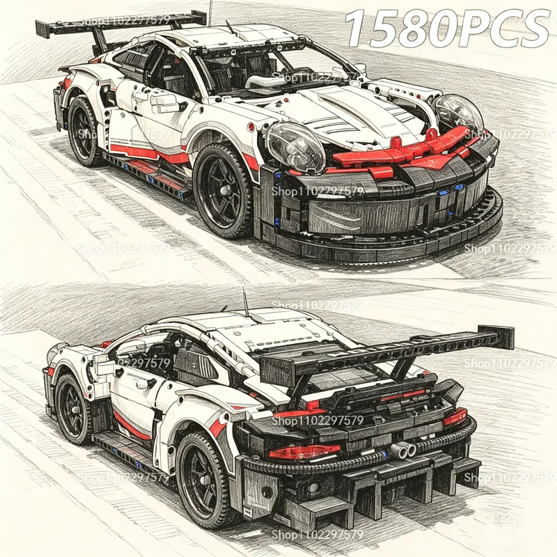 Victor Racket Jetspeed - New 1:8 Scale Technology 1580PCS Performance
