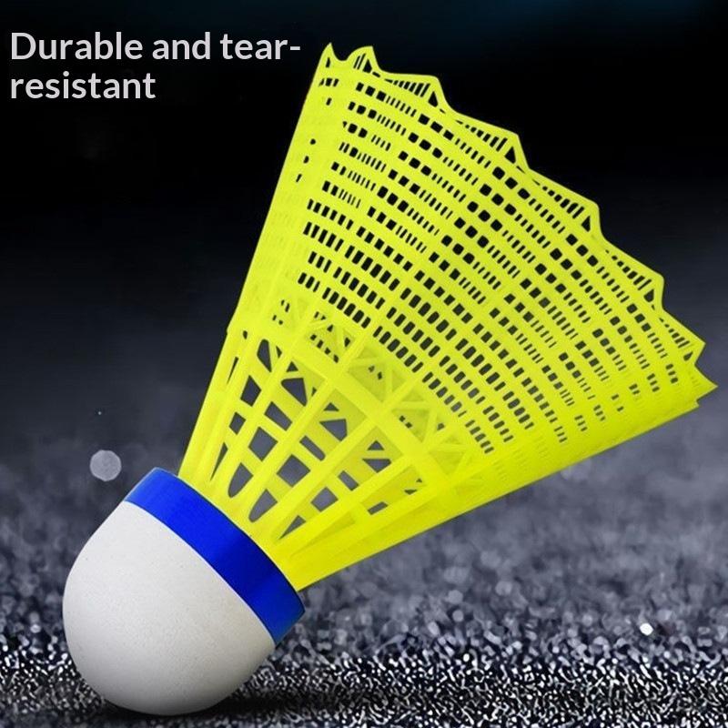 3/6/12PCS Durable Shuttlecocks - Badminton Nylon Shuttlecock ulasan dan harga