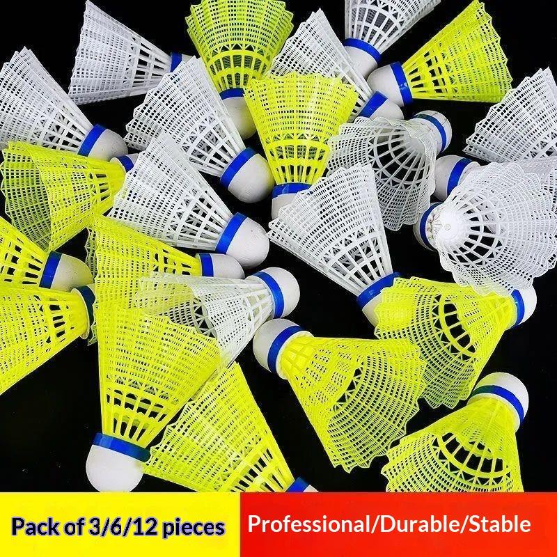 3/6/12PCS Durable Shuttlecocks - Badminton Nylon Shuttlecock ulasan dan harga