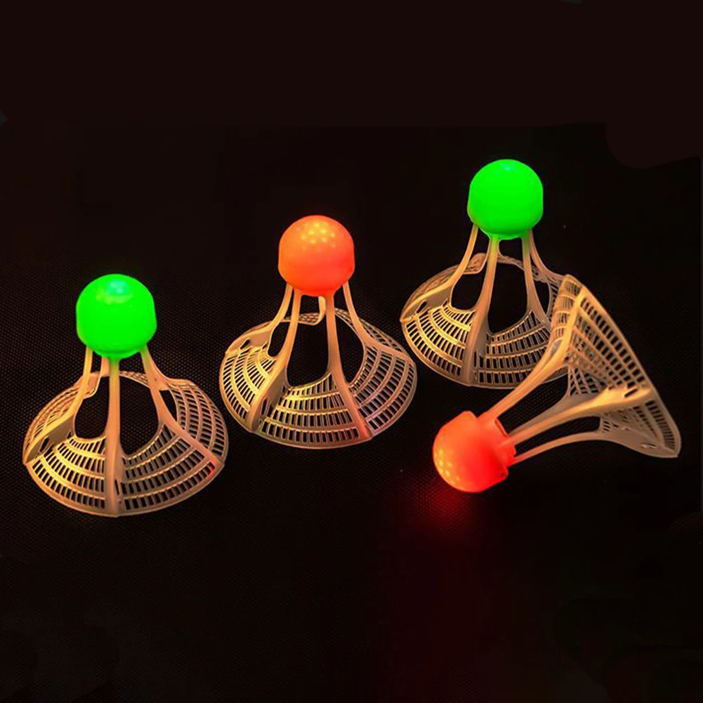 Glow-In-The-Dark Windproof Bad - Badminton Nylon Shuttlecock ulasan dan harga