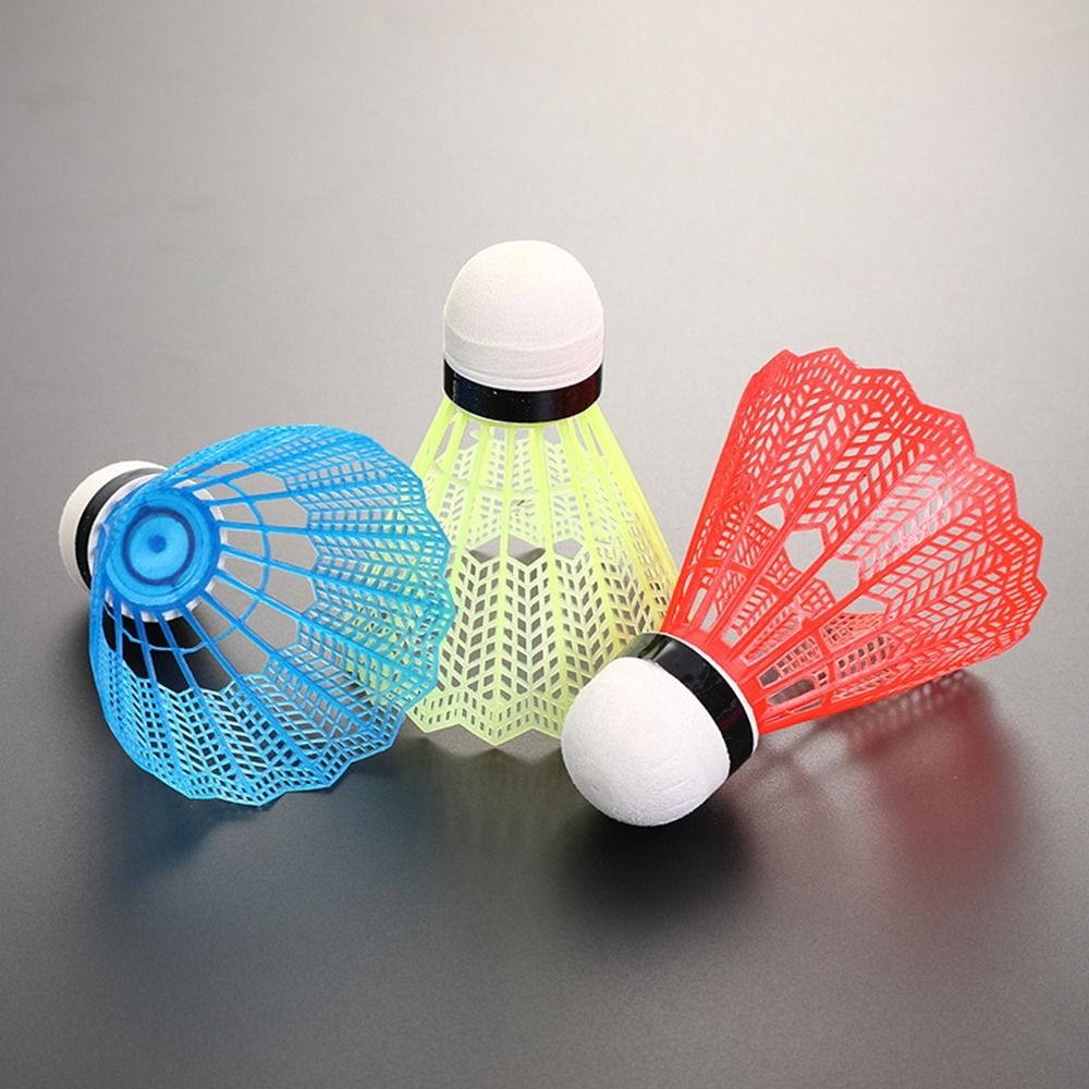 6/12PCS Windproof Plastic Shut - Badminton Nylon Shuttlecock ulasan dan harga