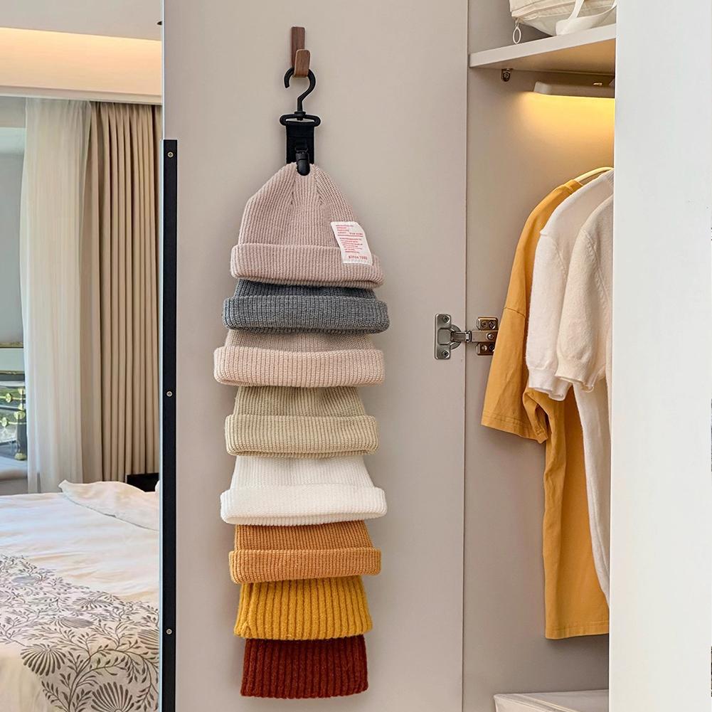 Wardrobe Hat Rack Hanging Rope - String Tension Clip ulasan dan harga