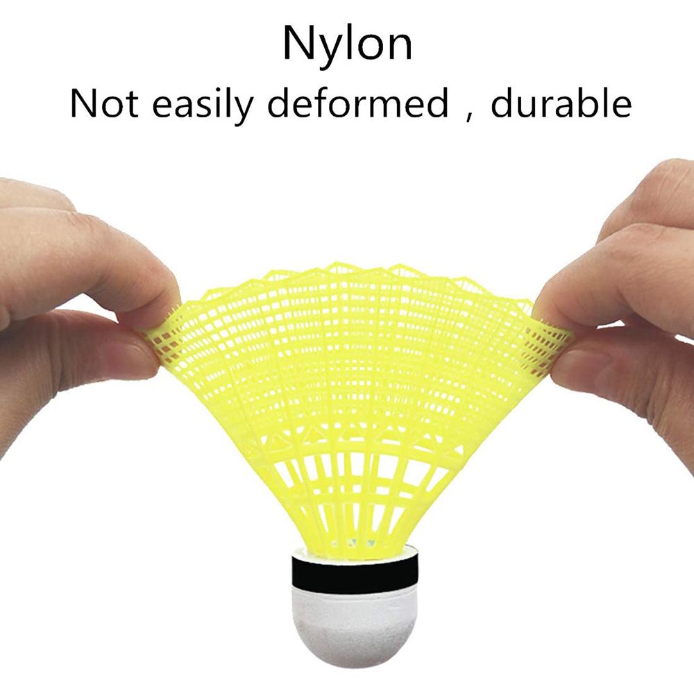6/12PCS Green Badminton Balls  - Badminton Nylon Shuttlecock ulasan dan harga