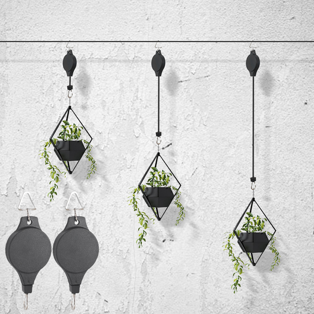 Retractable Plant Pulley Hangi - String Tension Clip ulasan dan harga