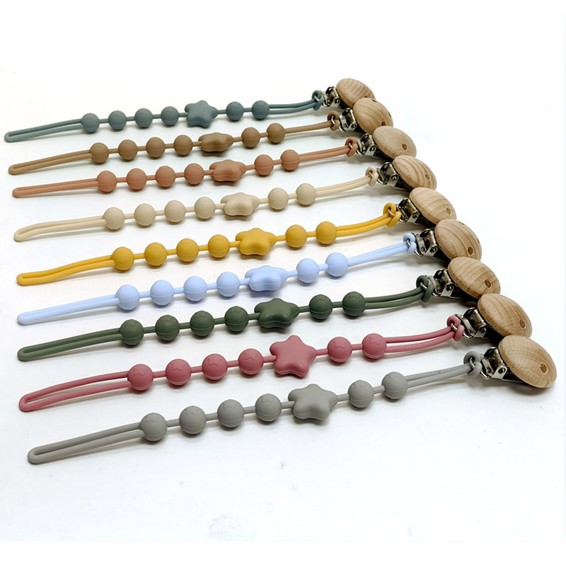 1/18pcs Teether Chain Baby Sil - String Tension Clip ulasan dan harga