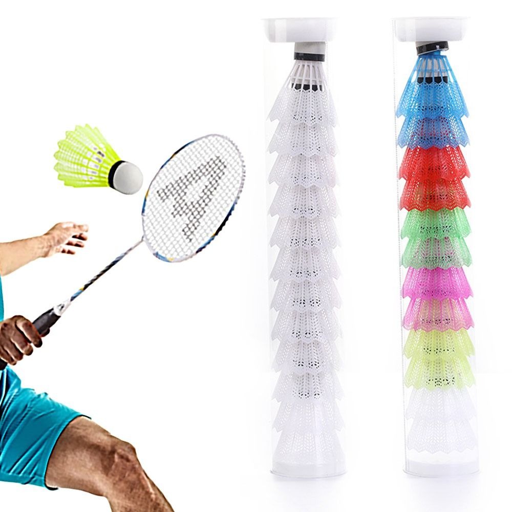 6/12PCS Windproof Badminton Mu - Badminton Nylon Shuttlecock ulasan dan harga