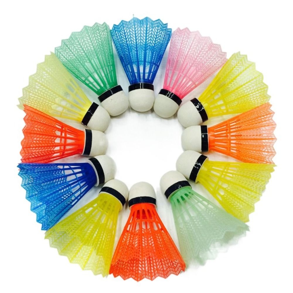 6/12PCS Windproof Badminton Mu - Badminton Nylon Shuttlecock ulasan dan harga