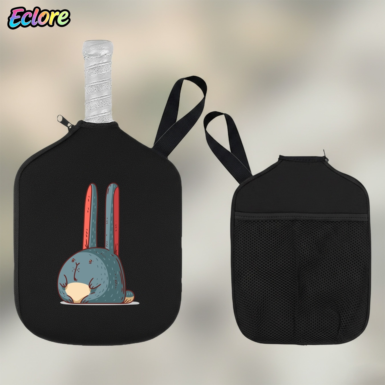 Cute Rabbit Pickleball Paddle  - Racket Cover Bag ulasan dan harga