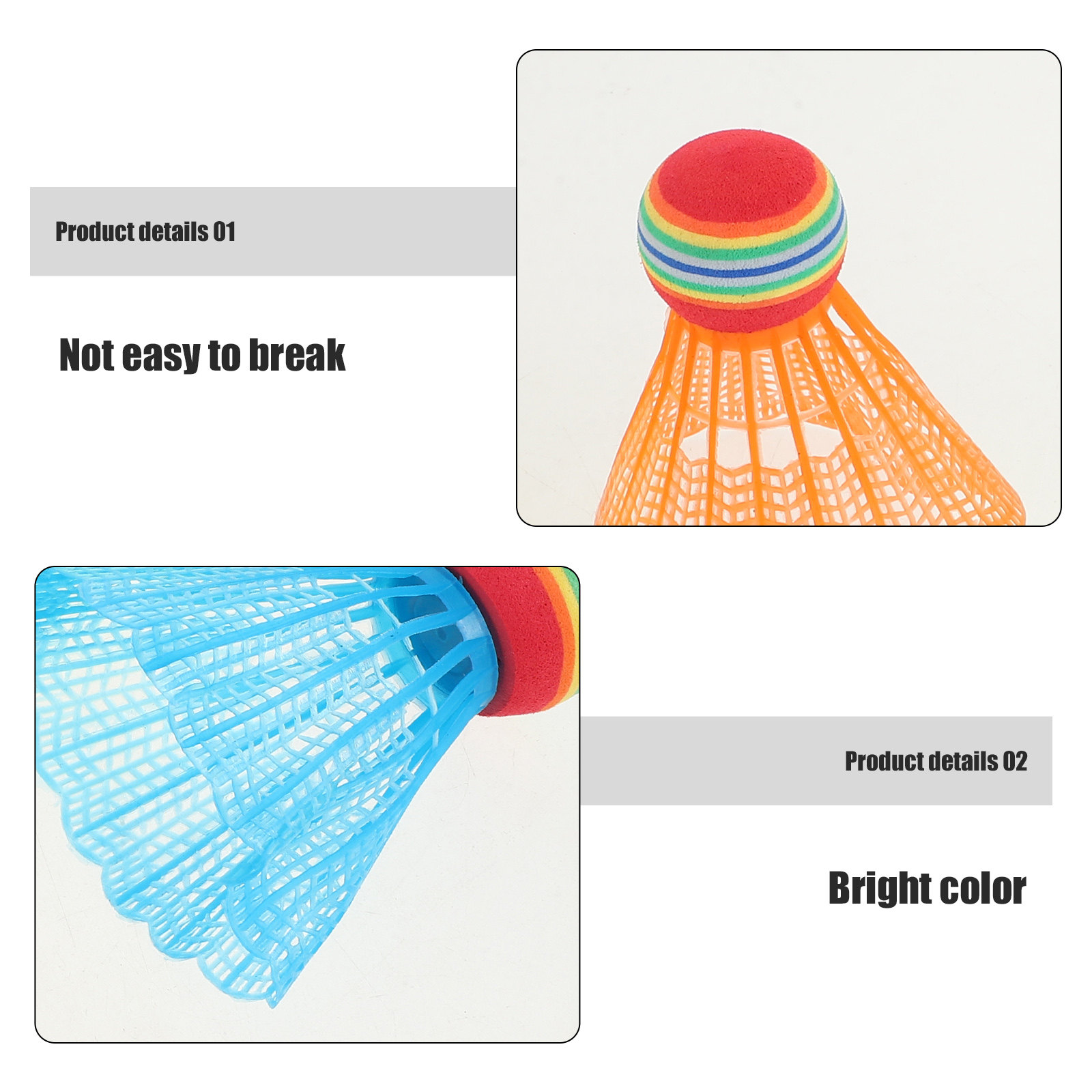 12Pcs Colorful Nylon Badminton - Badminton Nylon Shuttlecock ulasan dan harga