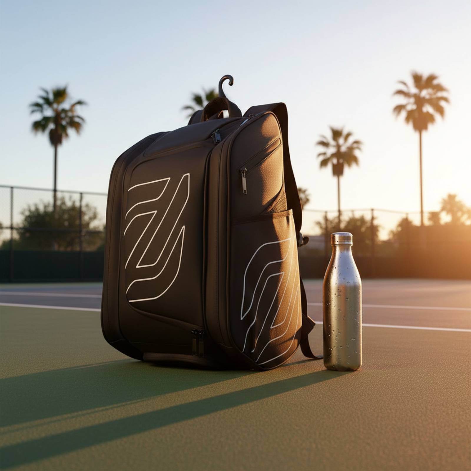 Pickleball Backpack Side Pocke - Badminton Match ulasan dan harga