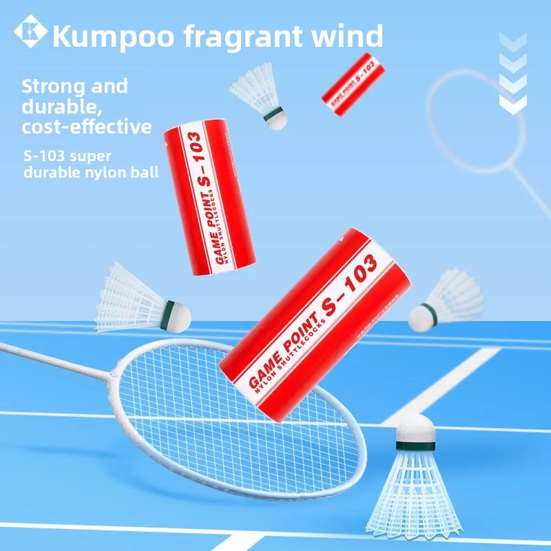 1tube 3pcs Kumpoo Badminton ba - Badminton Nylon Shuttlecock ulasan dan harga