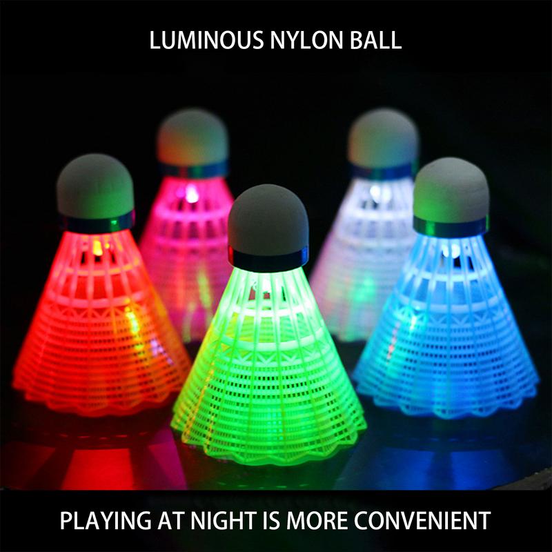 3/4pcs Lighting Badminton Dark - Badminton Nylon Shuttlecock ulasan dan harga