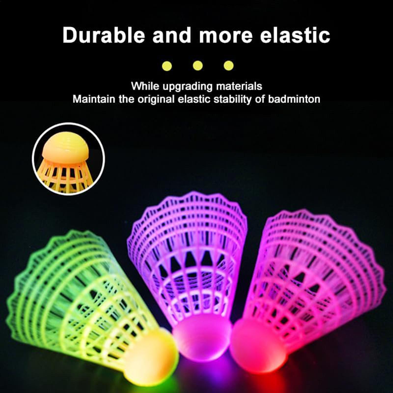 3pcs LED Badminton Shuttlecock - Badminton Nylon Shuttlecock ulasan dan harga