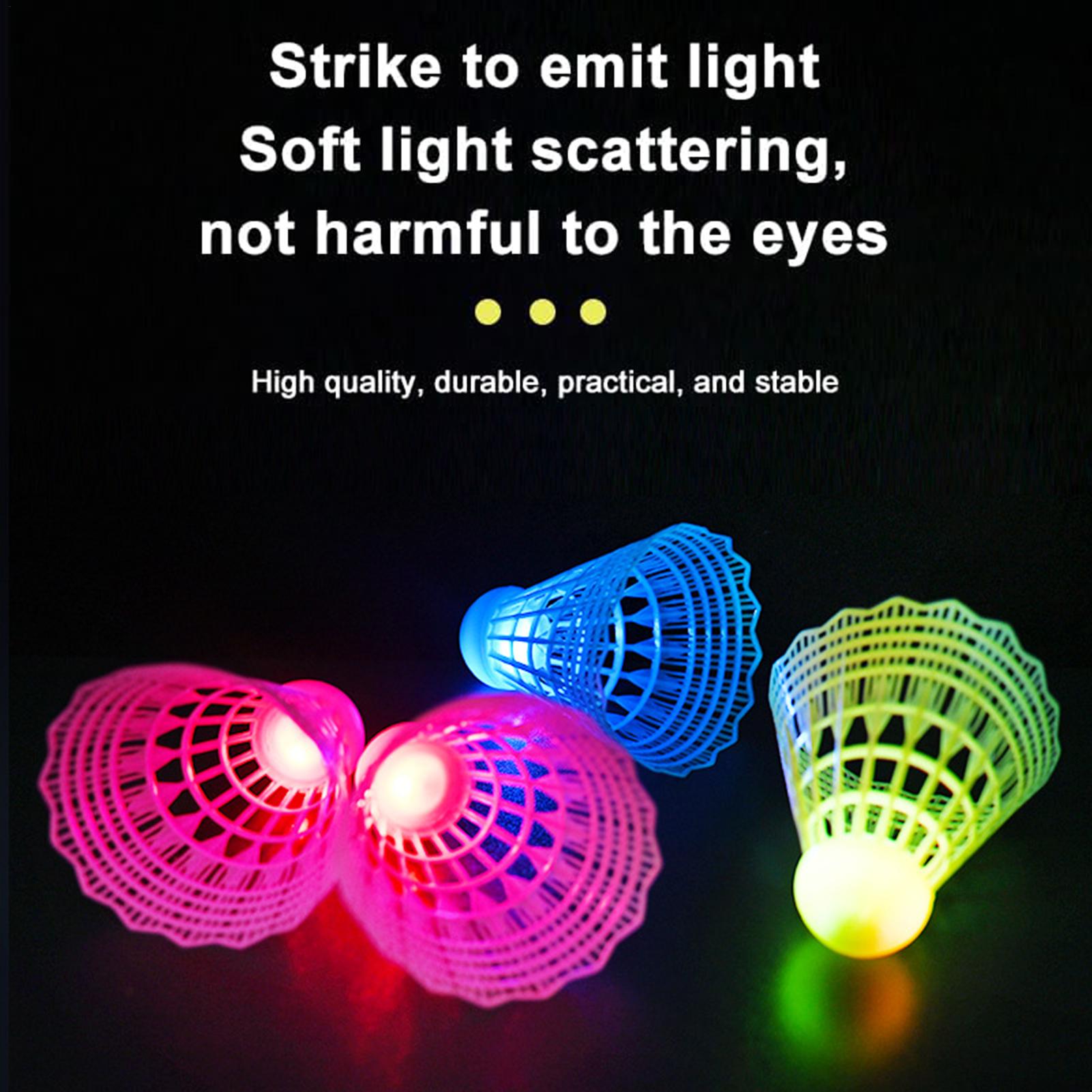 3pcs LED Badminton Shuttlecock - Badminton Nylon Shuttlecock ulasan dan harga