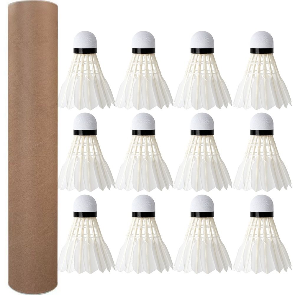 3/6/12PCS Professional Badmint - Badminton Nylon Shuttlecock ulasan dan harga