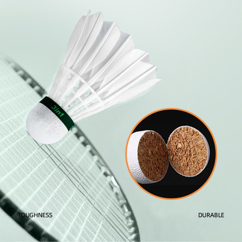 3/6/12PCS Professional Badmint - Badminton Nylon Shuttlecock ulasan dan harga