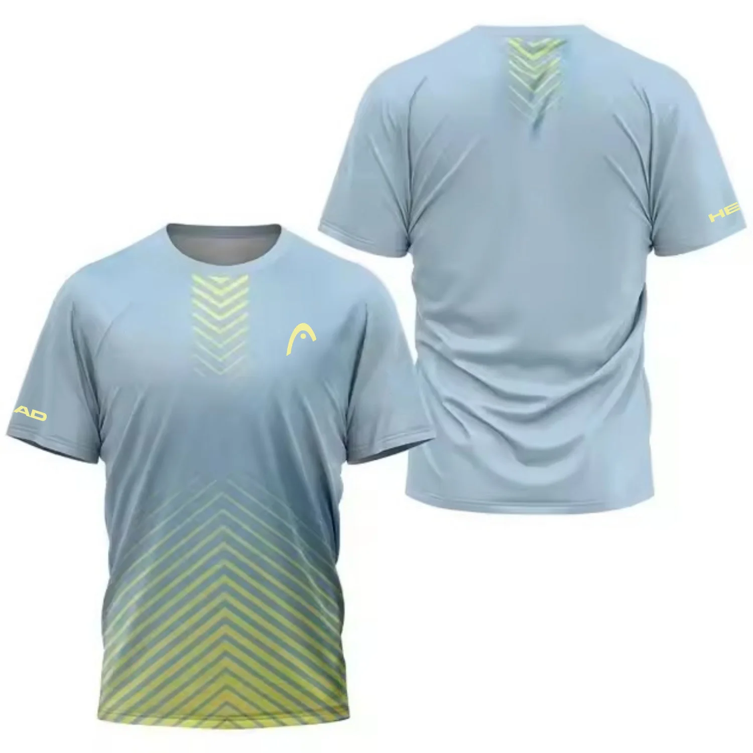 Arrow 3D Printed Men's T-shirt - Badminton Png ulasan dan harga