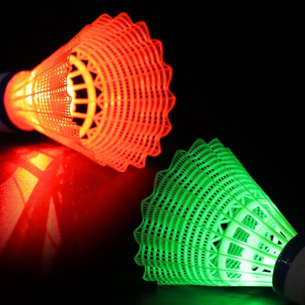 Light-up LED Badminton Glowing - Badminton Nylon Shuttlecock ulasan dan harga