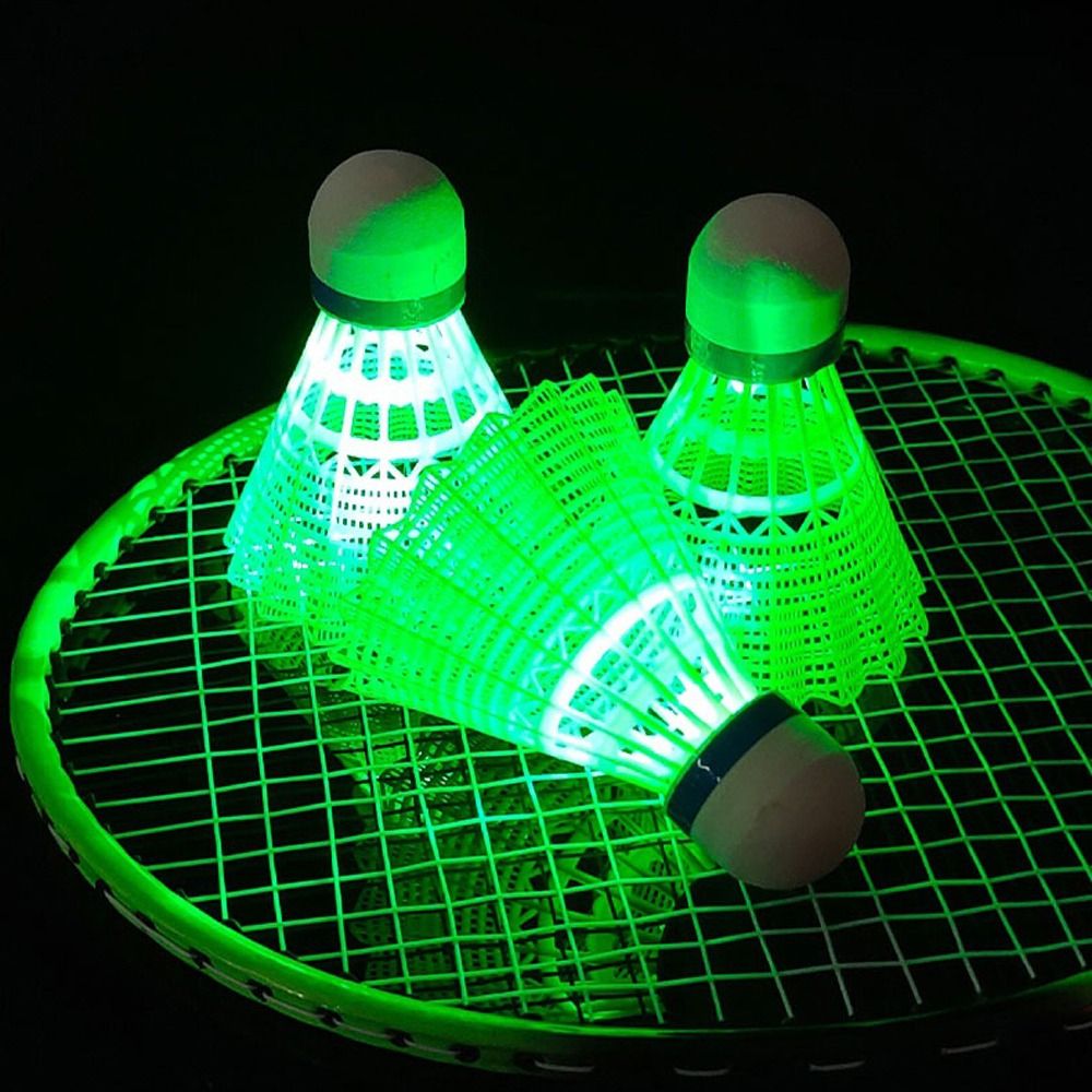 Light-up LED Badminton Glowing - Badminton Nylon Shuttlecock ulasan dan harga